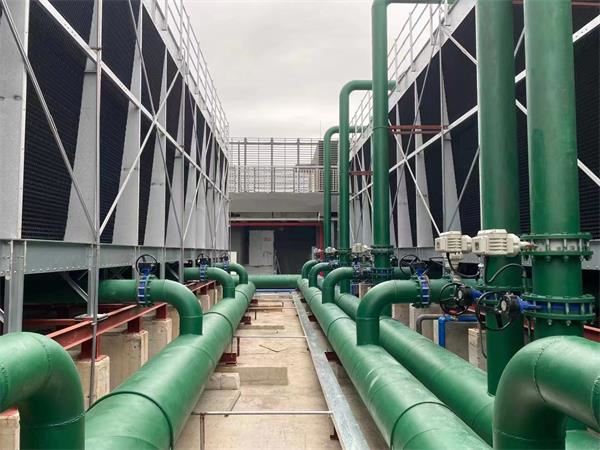 西森污水電磁流量計在淄博污水廠現(xiàn)場